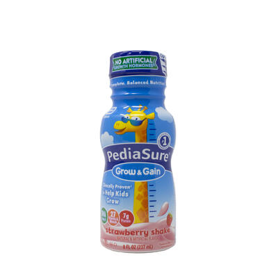 PediaSure Grow and Gain Strawberry Shake 8 oz