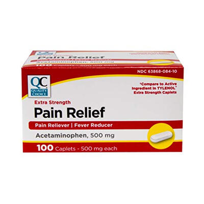 Quality Choice Pain Relief 100 Tabs