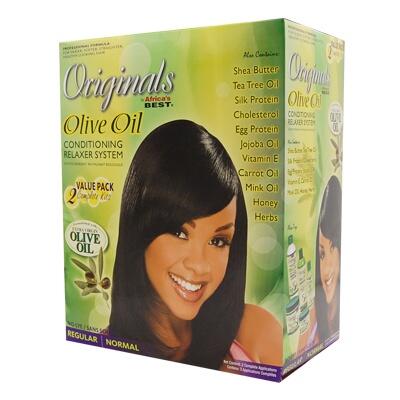 Africas Best Originals Olive Oil Relaxer Reg Value 2 Pack