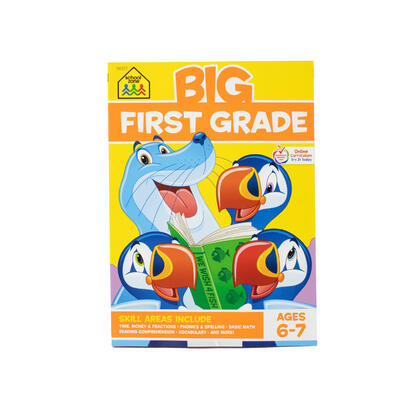 School Zone Big First Grade Workbook Ages 6 to 7