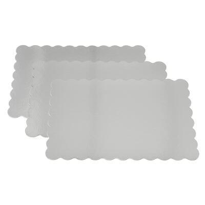 Wilton Cake Platter Silver 13X19'' 3 count