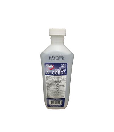 Health Smart Rubbing Alcohol 70% Clear 12oz