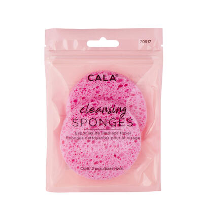 Cala Pink Cellulose Cleansing Sponge 2 pieces