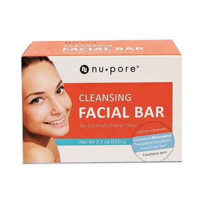 Nu-pore For Acne-prone Skin Soap Transparent Facial Bar 3.5 oz