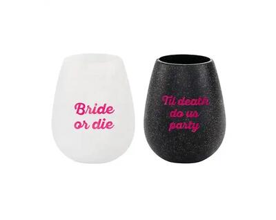Bridal Silicone Wine Cup 12.5oz