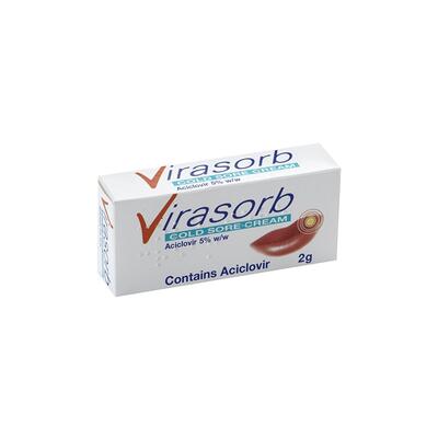 Virasorb Cold Sore Cream 2g