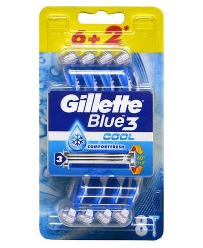 Gillette Blue 3 Cool 8ct