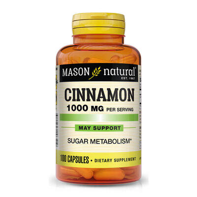 Mason Cinnamon 1000mg Caps 100's