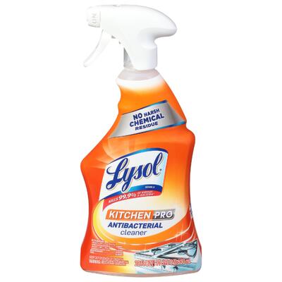 Lysol Kitchen Pro Antibacterial Cleaner Citrus 22oz