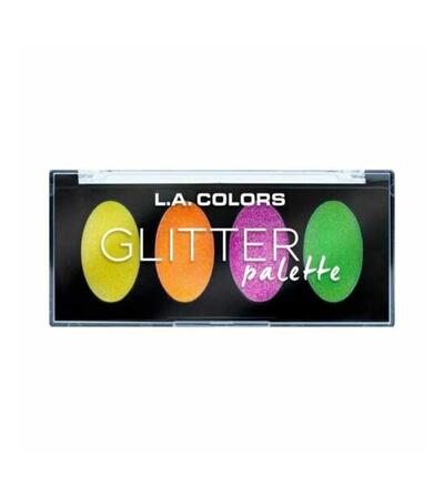 L.A. Colors Glitter Palette Delightful 1 count