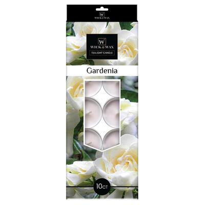 Wick & Wax Tealight Candles Gardenia 10ct