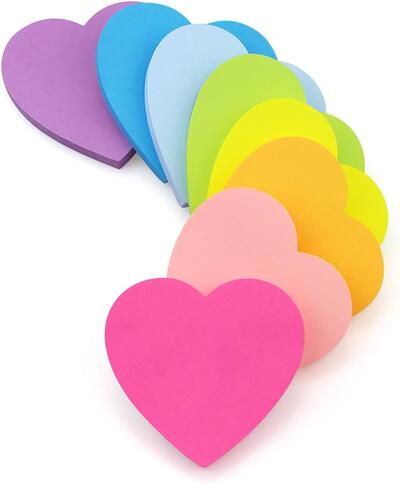 Heart Shape Sticky Notes 70shts