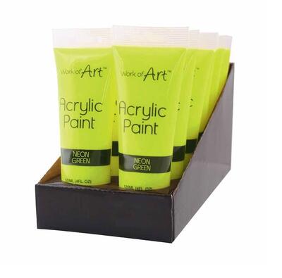 Neon Green Acrylic Paint 120ml