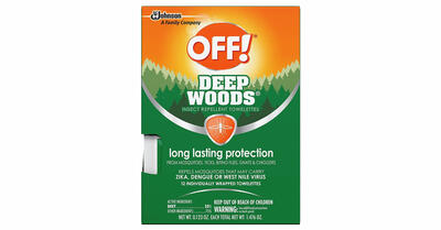 Deep Woods Off Towelette 2ct