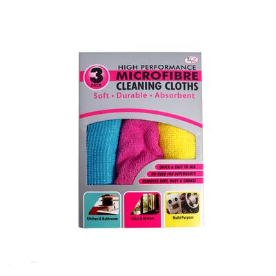 TidyZ High Performance Microfibre Cloths 3 pack