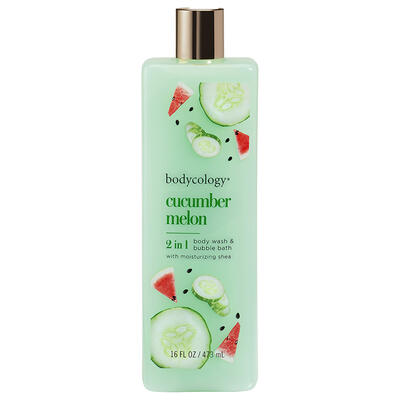 Bodycology Body Wash & Bubble Bath Cucumber Melon 473ml