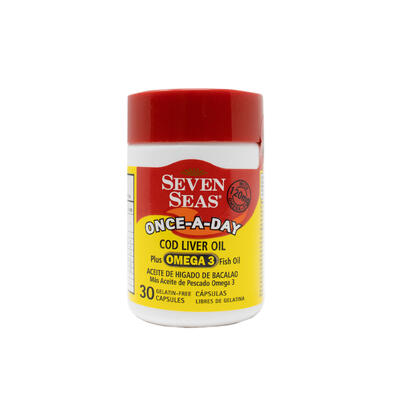 Seven Seas Omega-3 Cod Liver Oil One-a-day 30ct