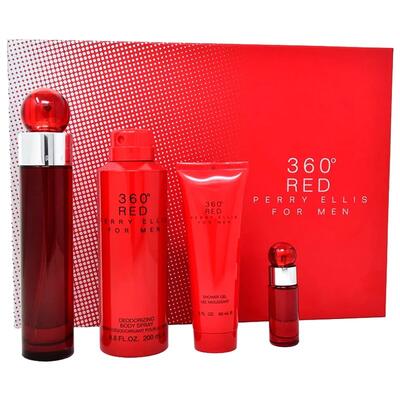 360 Red Perry Ellis For Men 4pc