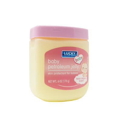 Lucky Super Soft Petroleum Jelly Baby Scent Pink 6 oz