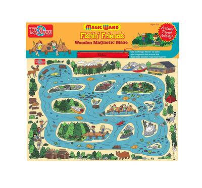 Ts Shure Wood Magnetic Puzzle Fishing Friends