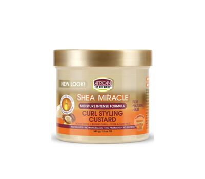 African Pride Shea Miracle Curl Styling Custard 12oz