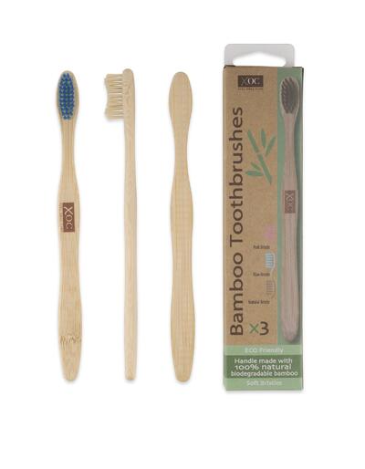 Xoc Bamboo Toothbrushes 3 pack