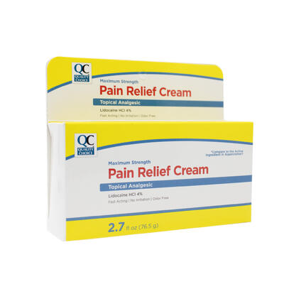 QC Pain Relief Cream Maximum Strength 2.7 fl oz