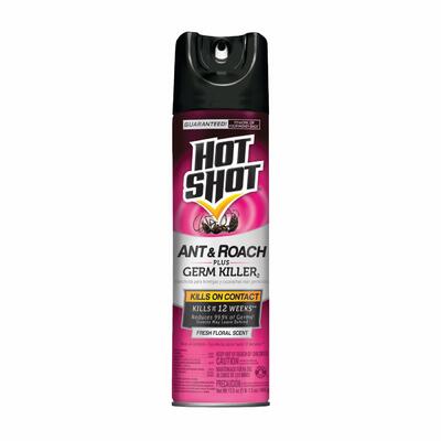 Hot Shot Ant & Roach Plus Germ Killer Fresh Floral Scent 17.5oz