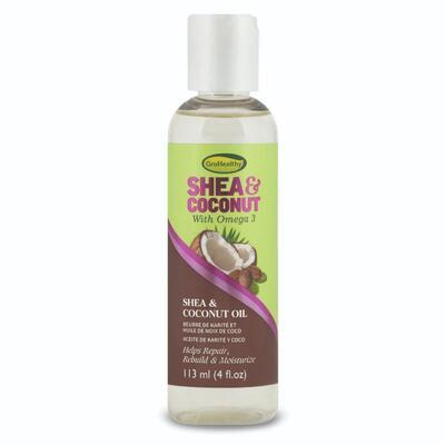 Grohealthy Shea & Coconut Oil with Omega 3 Hair Treatment 4 oz