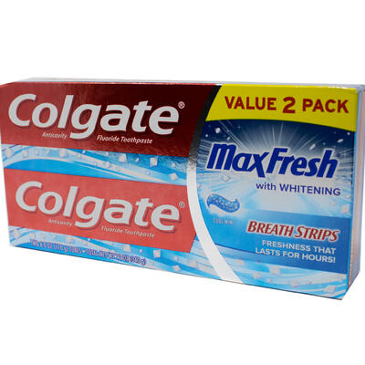 Colgate Fluoride MaxFresh Toothpaste Cool Mint 2 pack