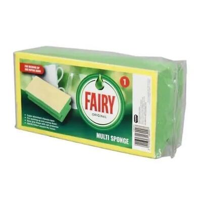 Fairy Original Sponge Scourer Green 2 pack