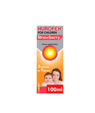 Nurofen Fever & Pain Relief Strawberry 100ml