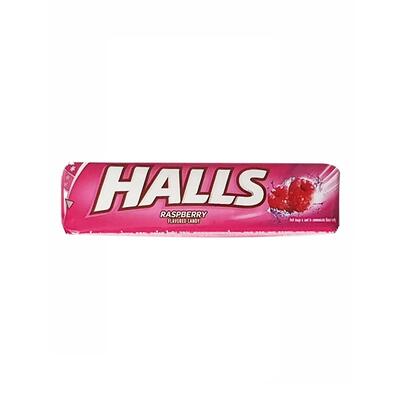 Halls Flavoured Candy Rasberry 9 count