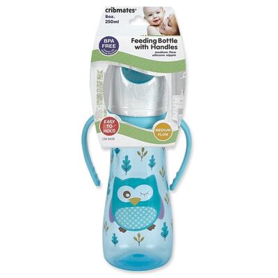 Cribmates Feeding Bottle With Handles Assorted 8oz 1 count