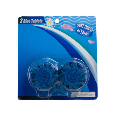 Toilet Bowl Cleaner Blue Tablets 2 pack