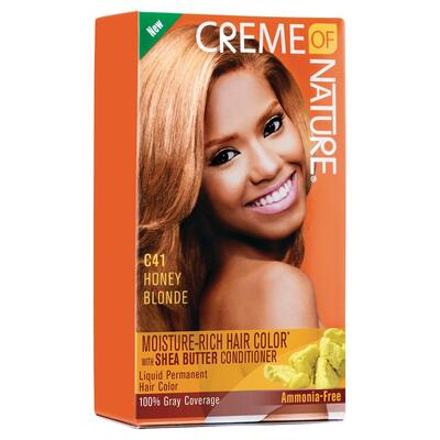 Creme Of Nature Liquid Permanent Hair Color C#41 Honey Blonde 1 application