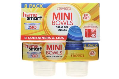 Home Smart Mini Bowls 4oz 8pk