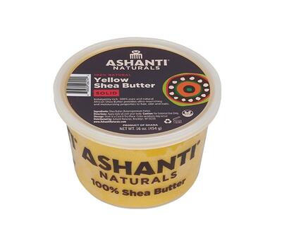 Ashanti Naturals Yellow Shea Butter Solid 16oz