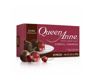 Queen Anne Cordial Cherries Dark Chocolate 10 pieces
