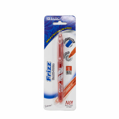 Bazic Frizz Red Erasable Gel Pen