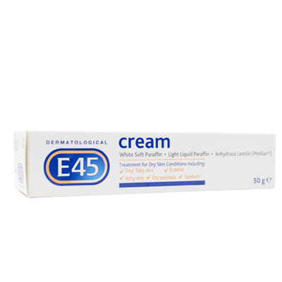 E45 Dermatological Cream Treatment for Dry Skin Conditions 50g