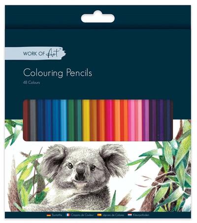 Work Of Art Colouring Pencils 48ct