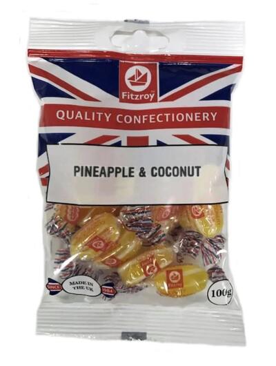 Fitzroy Pineapple & Coconut 100g