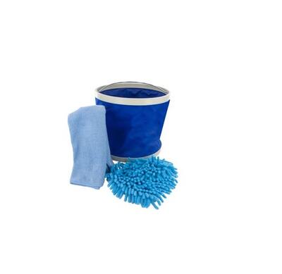 Car Wash Kit w/Collapsible Bucket