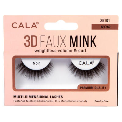 Cala 3D Faux Mink Lashes Noir 1 pair