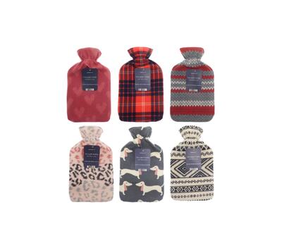 Hot Water Bottle Fleece Assorted