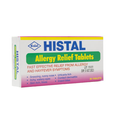 Histal Allergy Relief Tablets 30's