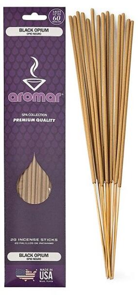 Aromar Incense Sticks Black Opium 20 count