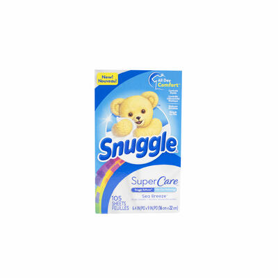 DNR Snuggle Super Care Fabric Sheet Sea Breeze 105ct