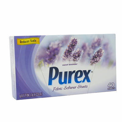 Purex Fabric Softener Sheets Sweet Lavender 40 Sheets